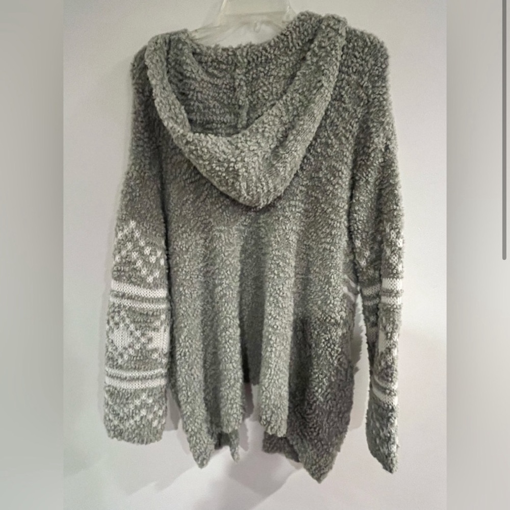 Twine And String /Anthropologie Soft Cardigan Hoo… - image 2